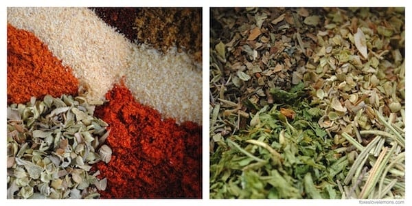 Mix up your own custom homemade spice blends. You'll save money, and they'll be healthier and tailored to your tastes! | foxeslovelemons.com