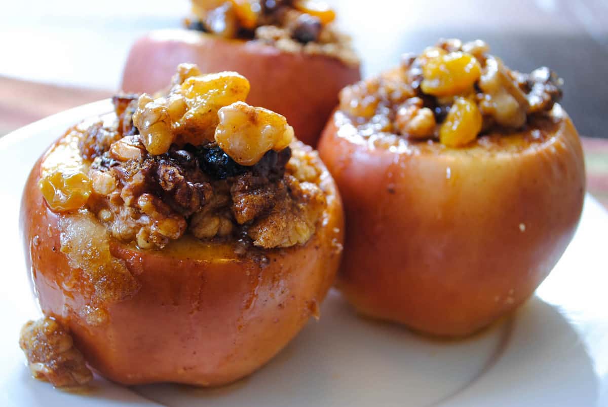 Stuffed Baked Apples - Foxes Love Lemons