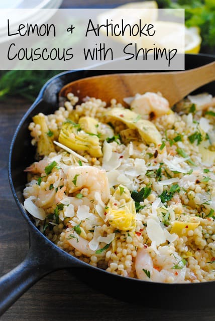 Lemon & Artichoke Couscous with Shrimp5