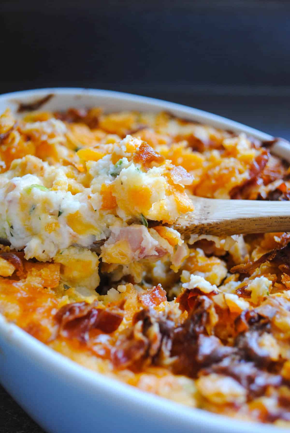 Leftover Mashed Potato Recipe Loaded Mashed Potato Bake