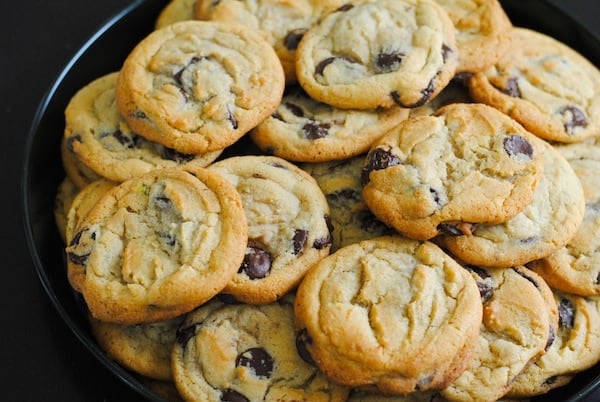 Infamous Jacques Torres Chocolate Chip Cookies | Sangria Party Week 2014 | foxeslovelemons.com