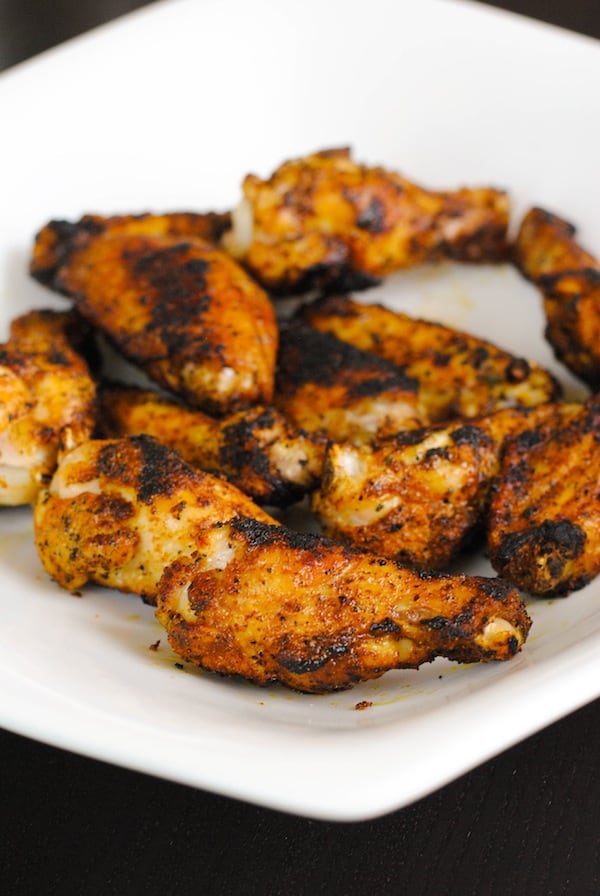 Shawarma-Spiced Grilled Chicken Wings | Sangria Party Week 2014 | foxeslovelemons.com