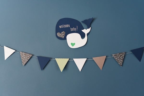 Whale-Themed Baby Shower | foxeslovelemons.com