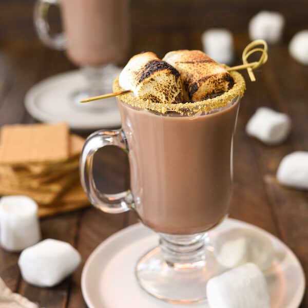 S'mores Hot Chocolate - Foxes Love Lemons