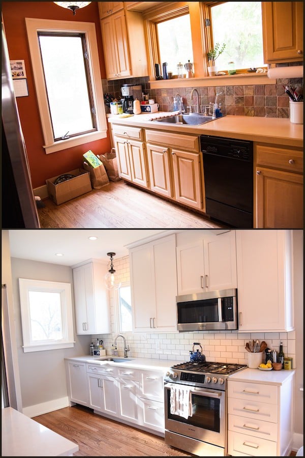 Foxes Love Lemons Dream Kitchen - A complete renovation from a small, dark, poorly laid out space to a bright, clean and efficient white kitchen. | foxeslovelemons.com