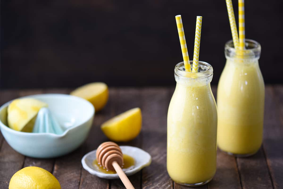 Lemon Smoothie (Sunshine in a Bottle!) - Foxes Love Lemons