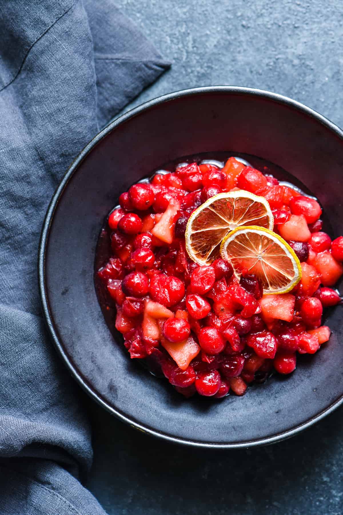 Hard Cider Cranberry Sauce - A simple, quick, SPIKED twist on classic cranberry sauce. | foxeslovelemons.com