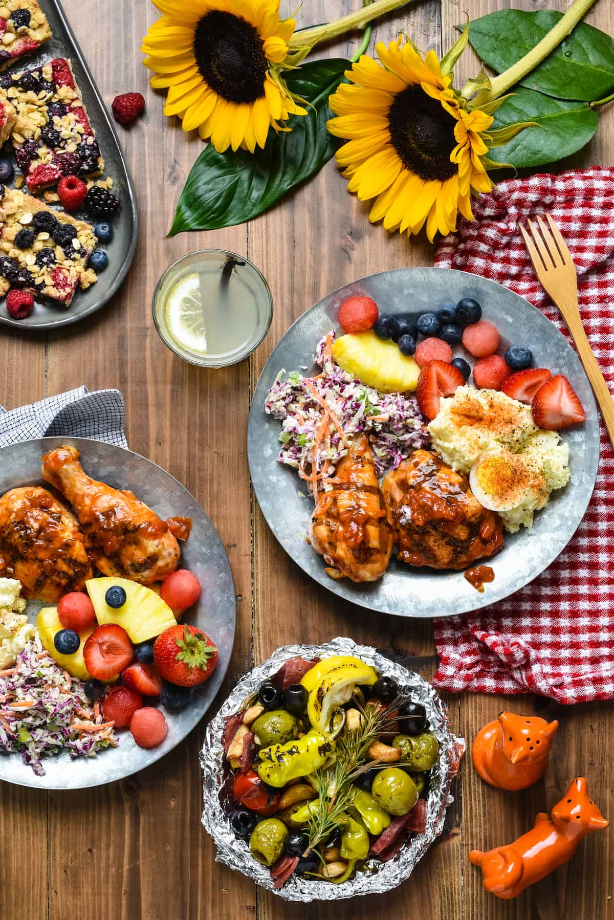 BBQ Party Dinner Bowls - Foxes Love Lemons