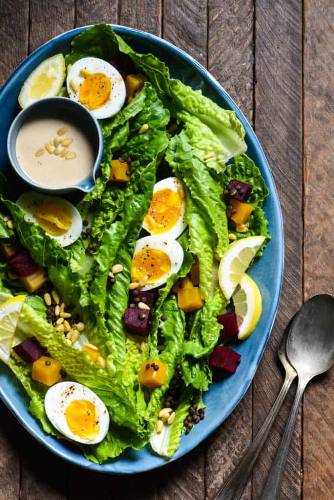 Lentil & Roasted Beet Salad Foxes Love Lemons