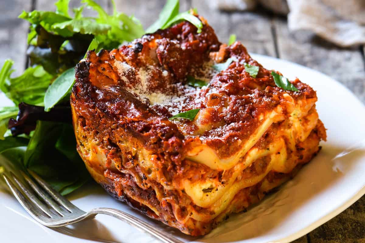 Lasagna with Cottage Cheese  Foxes Love Lemons