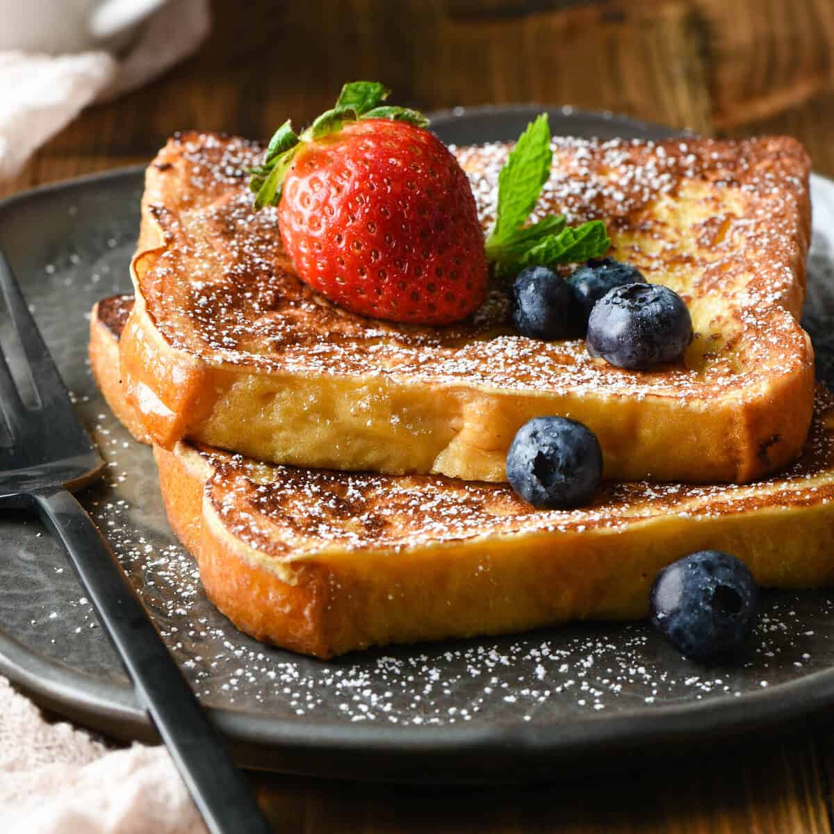 Brioche French Toast Recipe - Secret Ingredient! - Foxes Love Lemons