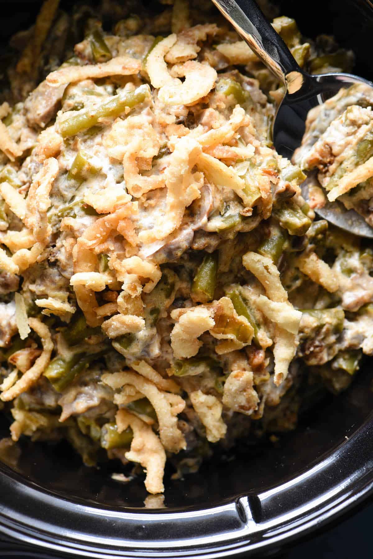 Slow Cooker Green Bean Casserole - Slow Cooker Gourmet