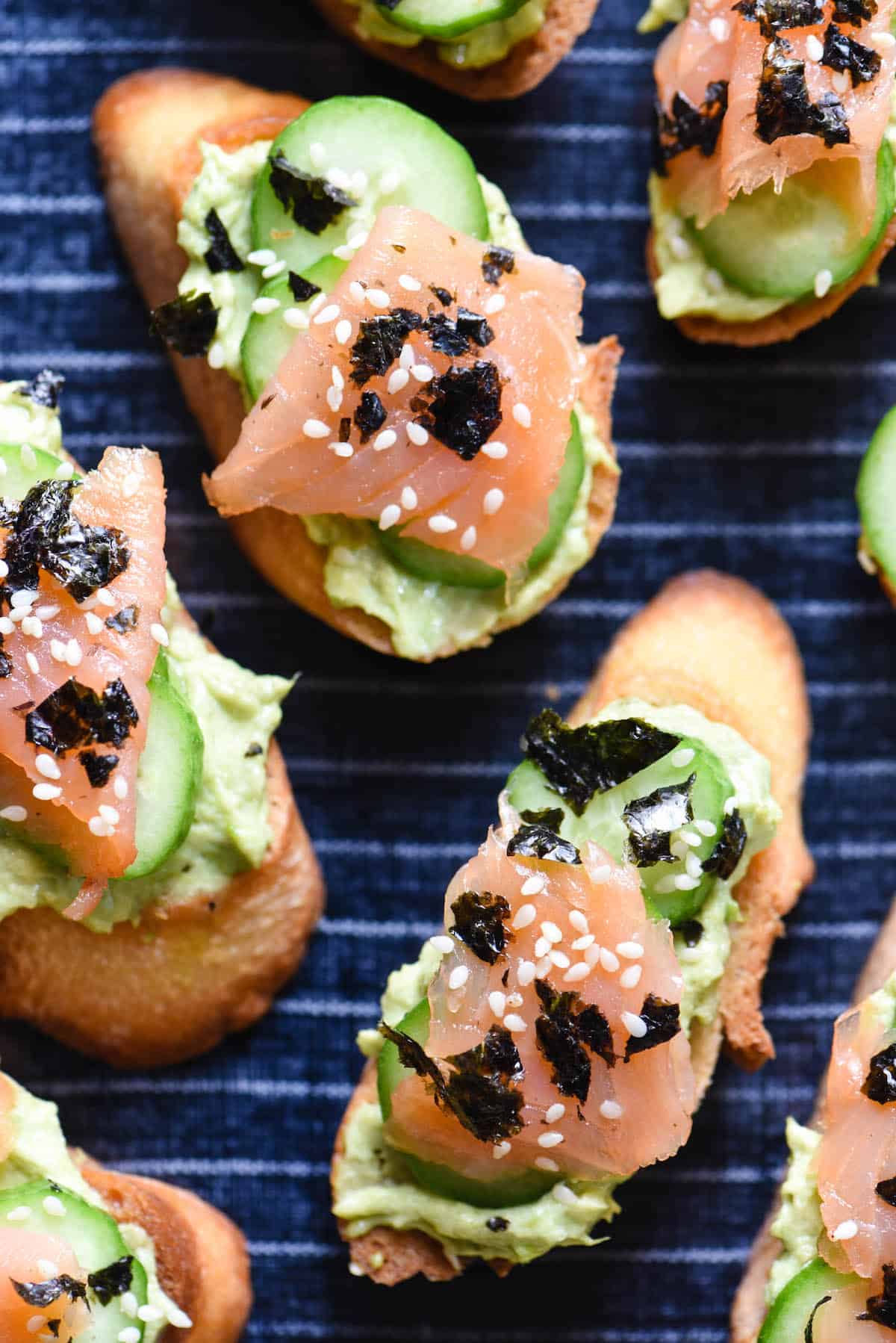 Smoked Salmon Crostini - Foxes Love Lemons