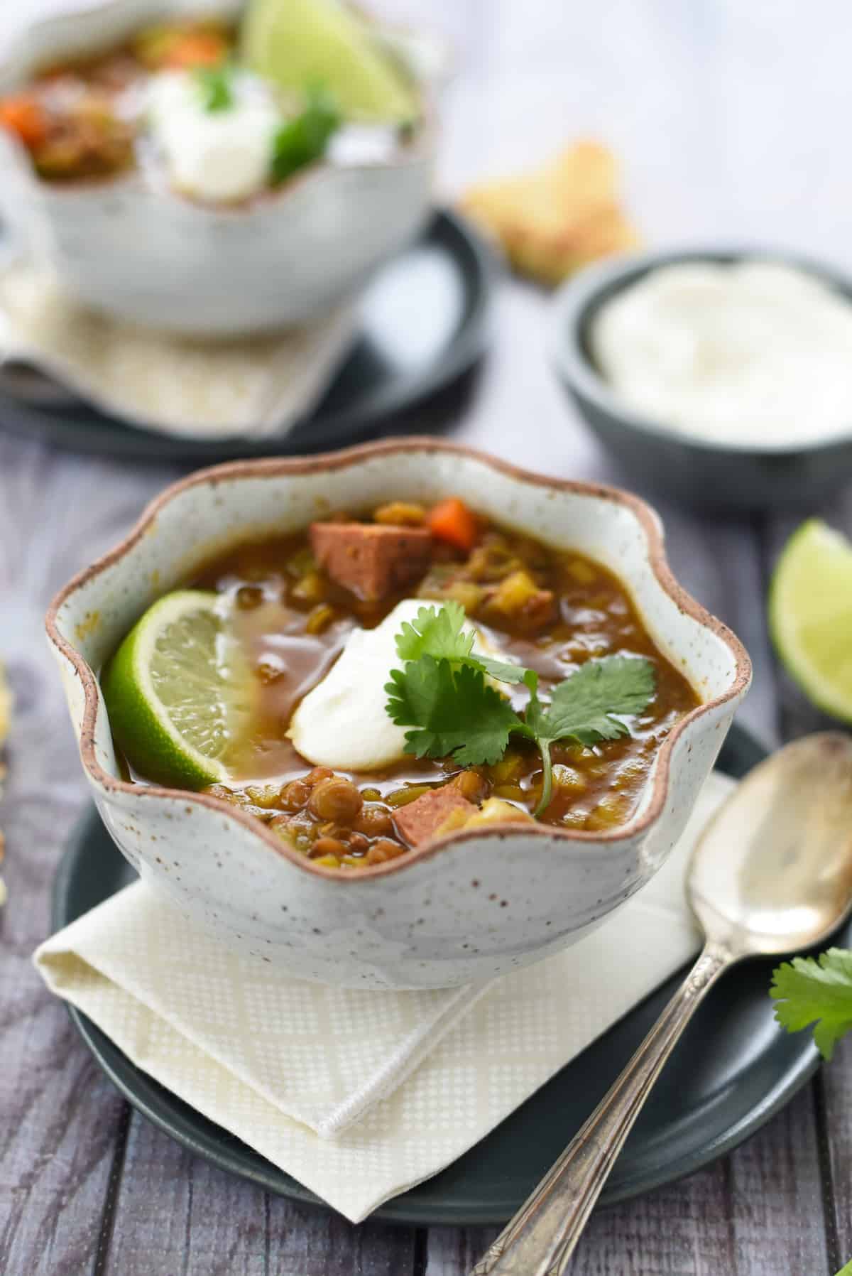 Instant Pot Lentil Soup Recipe Foxes Love Lemons