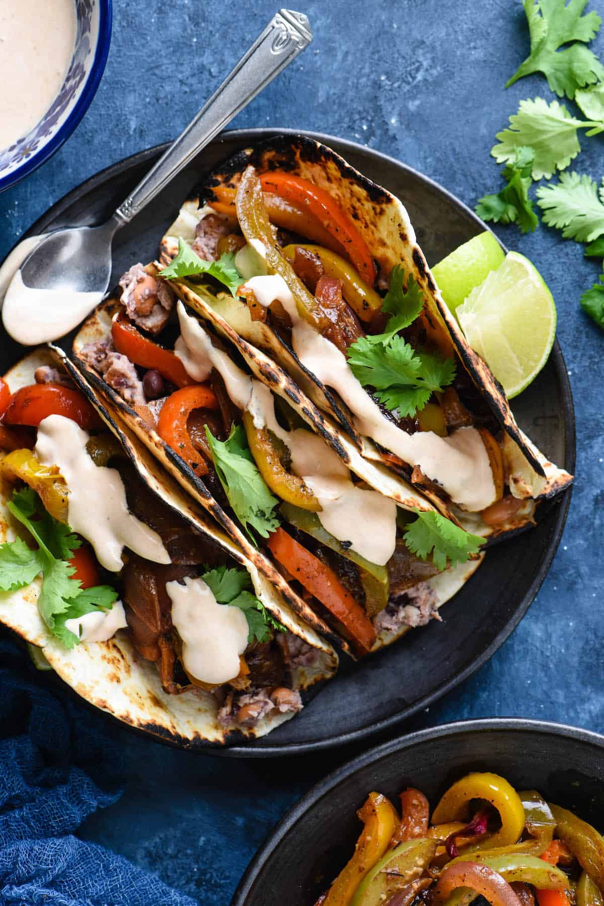 No Chop Chipotle Copycat Fajita Veggies - Blue Ridge Blonde