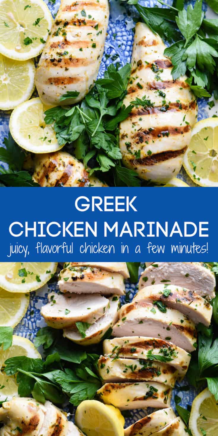 Greek Chicken Marinade Foxes Love Lemons