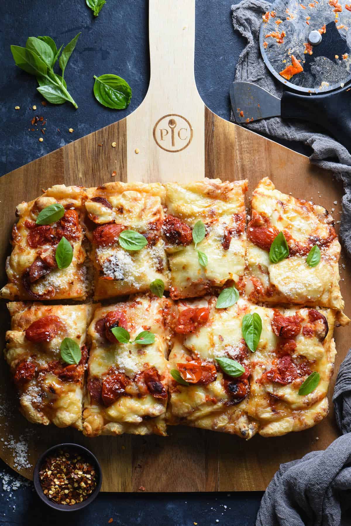 Extra Crispy Detroit Style Pan Pizza Recipe 