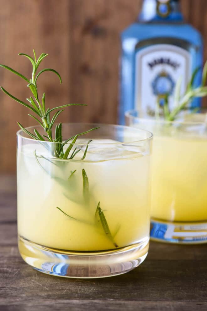 Rosemary Gin Cocktail Foxes Love Lemons