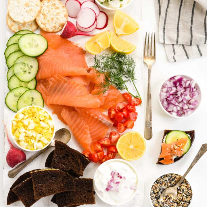 Smoked Salmon Platter Make In 15 Minutes Foxes Love Lemons