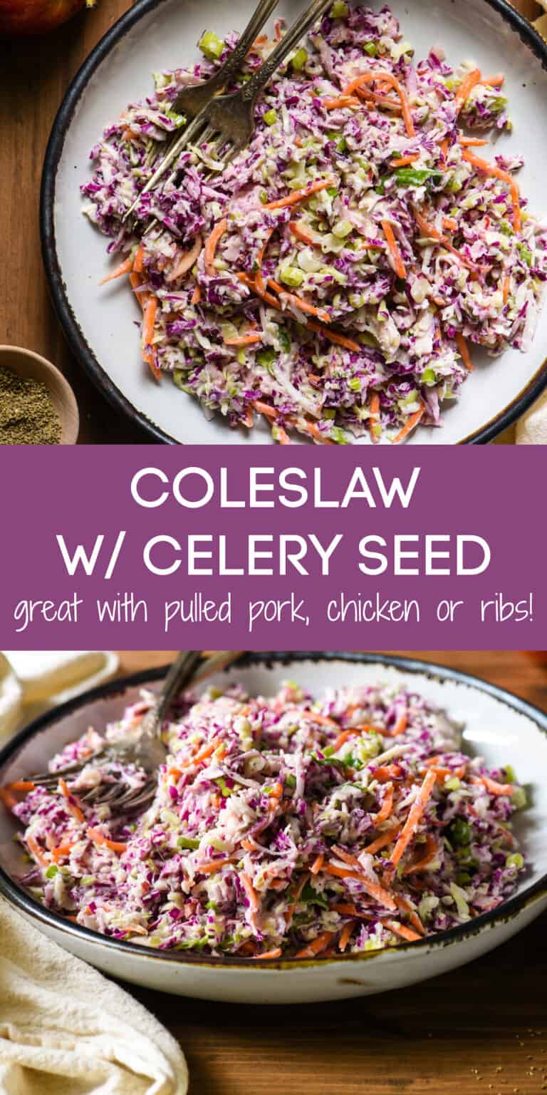 Coleslaw with Celery Seed Foxes Love Lemons
