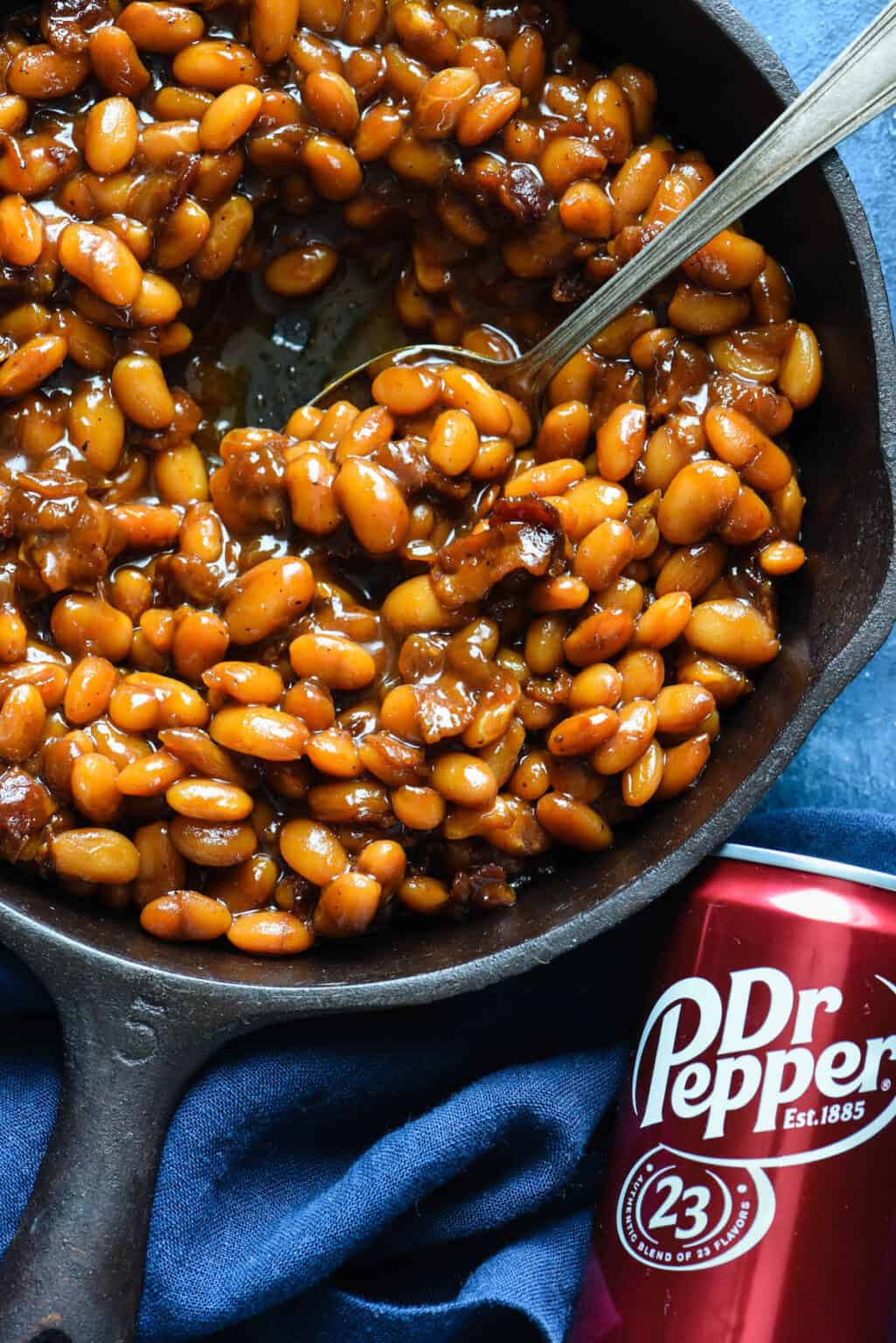 Dr. Pepper Baked Beans with Bacon Foxes Love Lemons