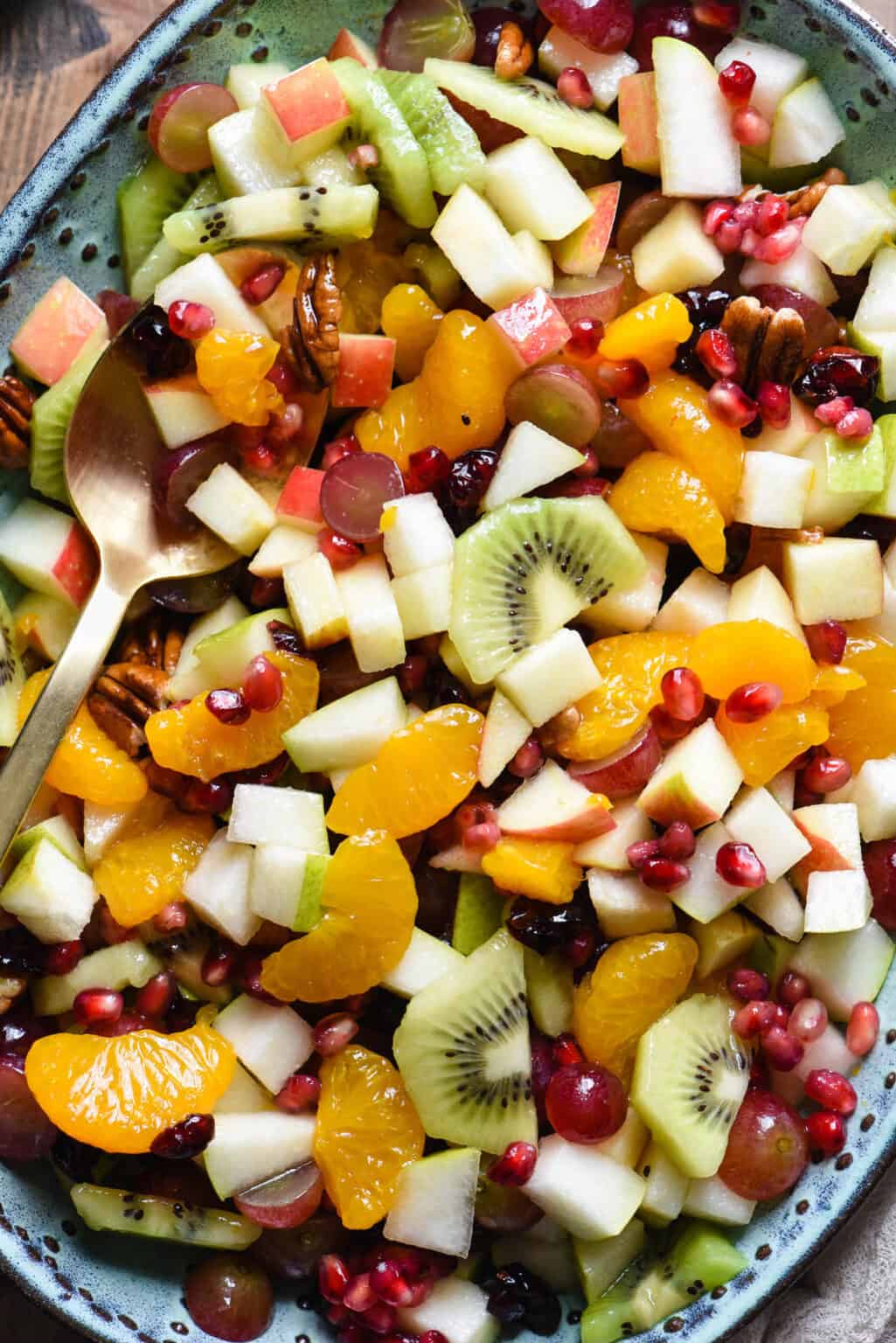 Thanksgiving Fruit Salad (Fall Fruit Salad) - Foxes Love Lemons