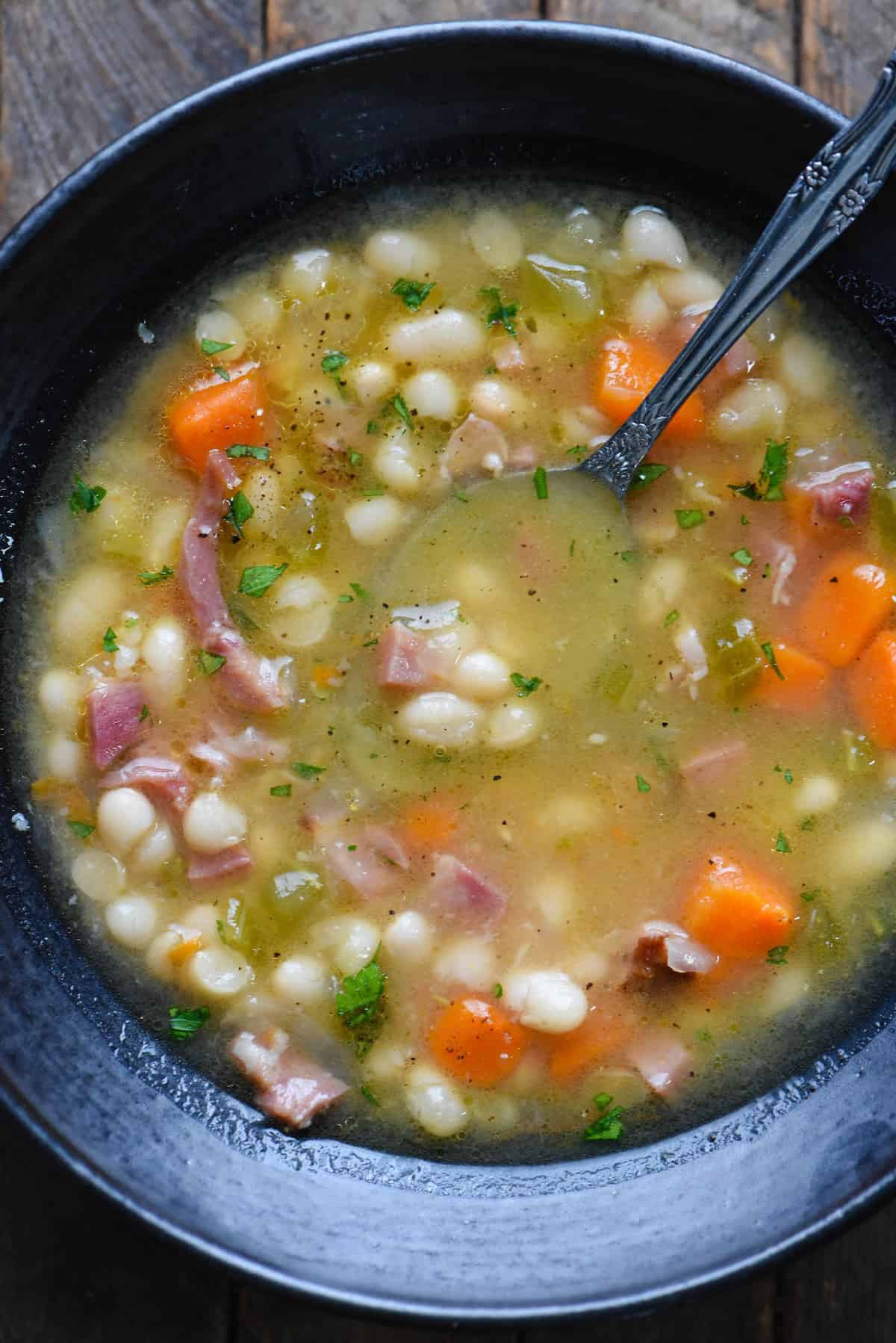 Recipe For Ham and Bean Soup Foxes Love Lemons