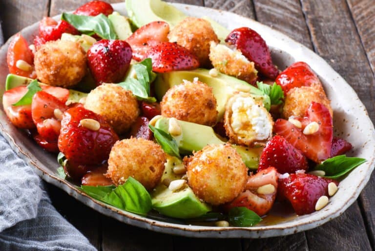 Fried Goat Cheese Salad Recipe Foxes Love Lemons
