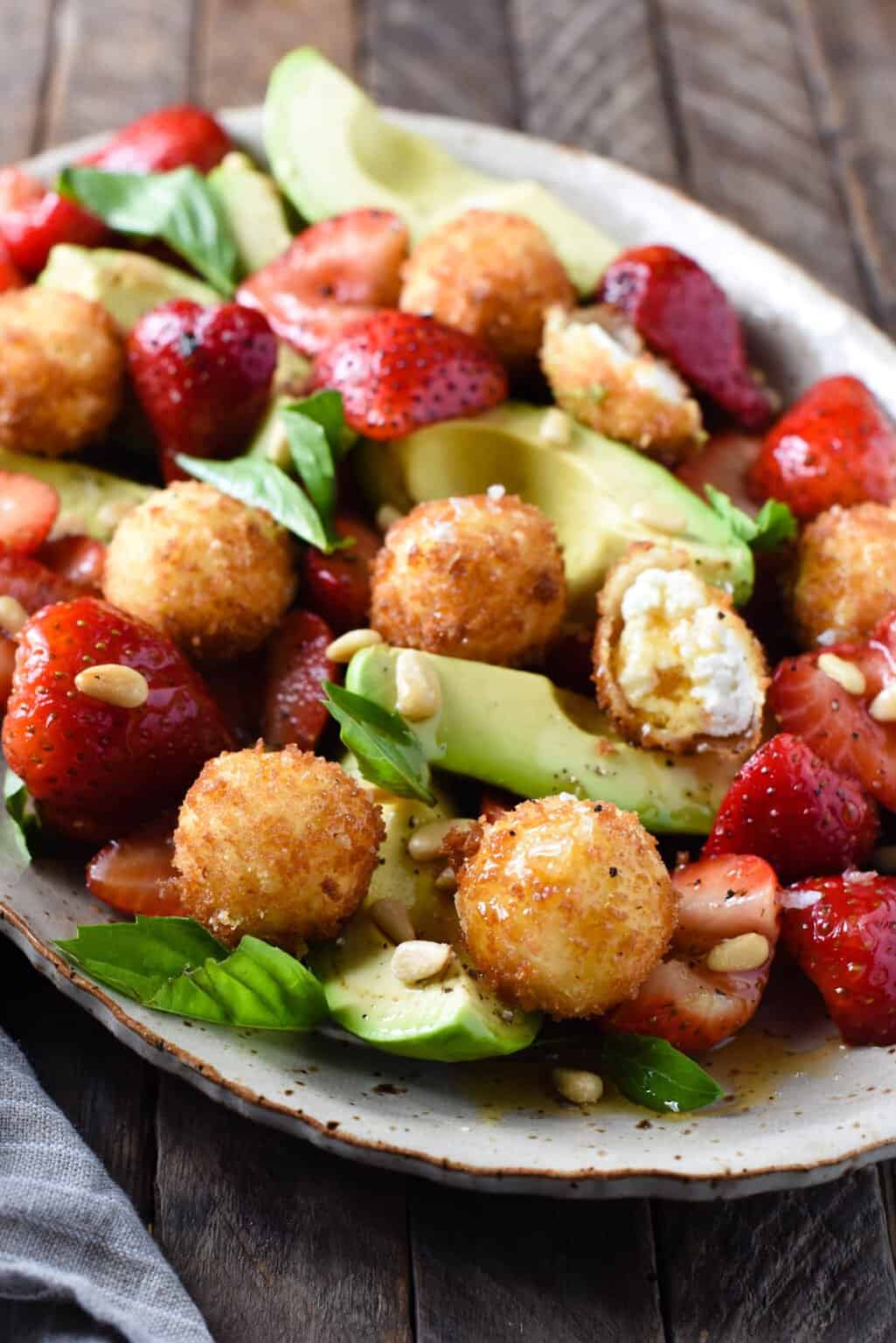 Fried Goat Cheese Salad Recipe Foxes Love Lemons