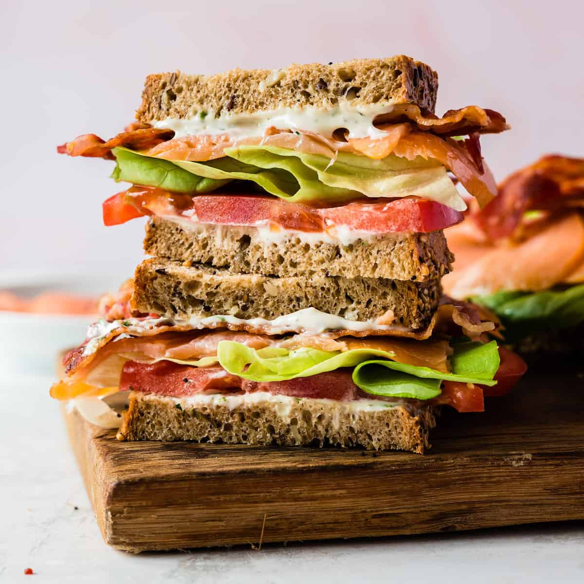 Salmon BLT Recipe Foxes Love Lemons