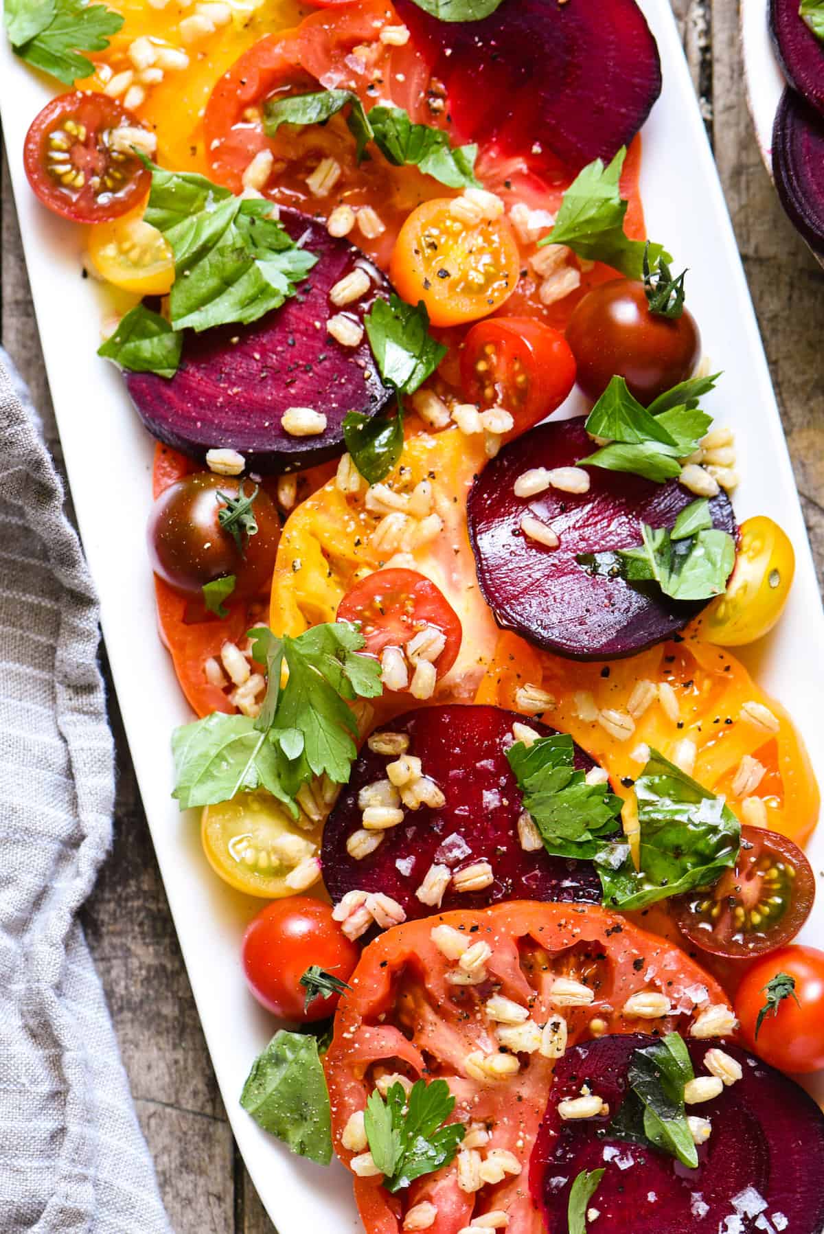 Summer Beet Salad Recipe (Beet and Tomato Salad)