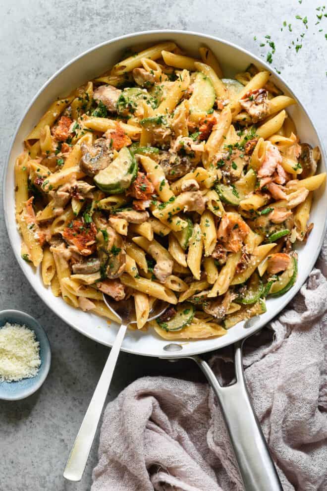 Cajun Salmon Pasta - Foxes Love Lemons