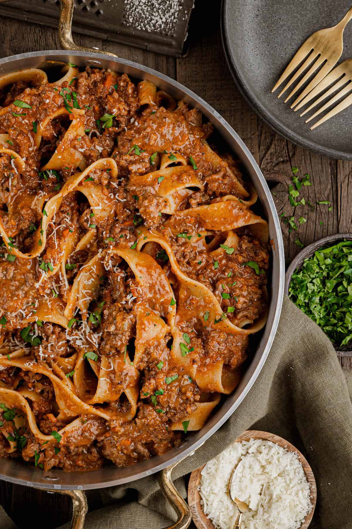 Lamb Bolognese (The Best Lamb Pasta!) - Foxes Love Lemons