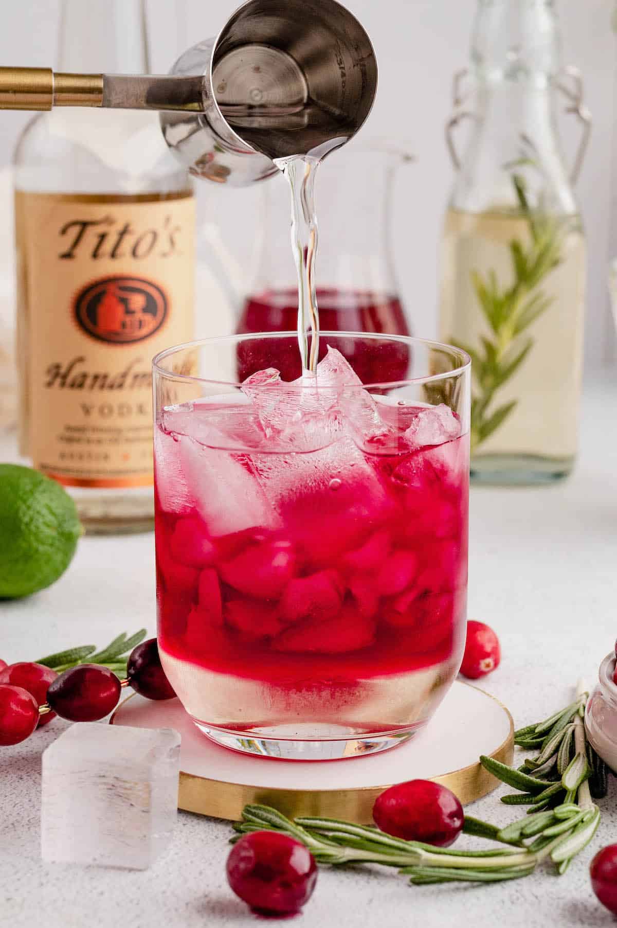 Holiday Cranberry Cocktail - Foxes Love Lemons