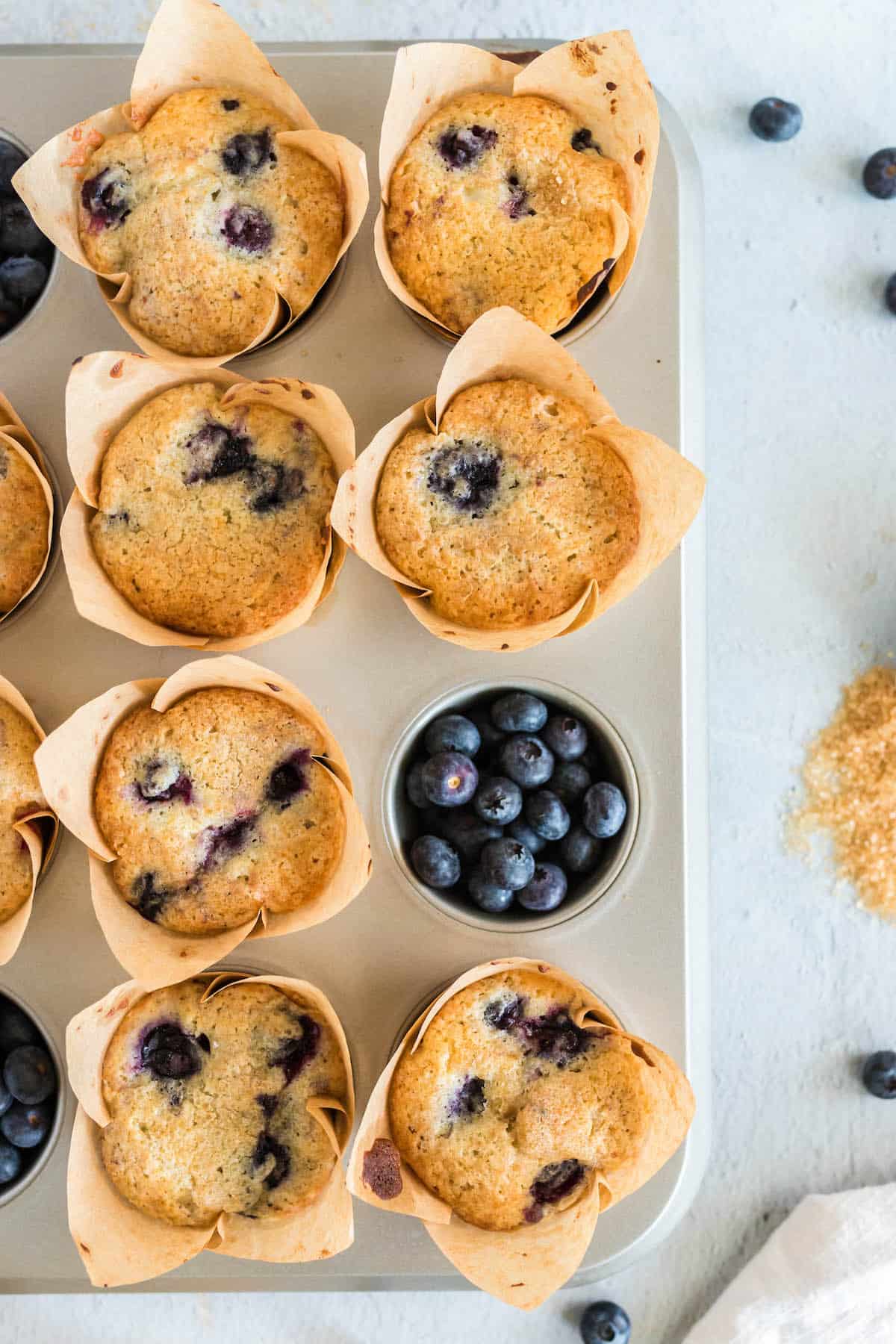 Bakery-Style Blueberry Muffins - Sarah's Day Off