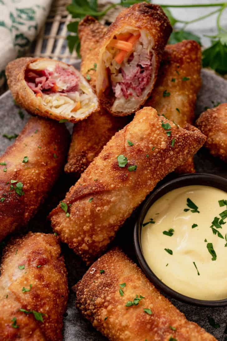 Corned Beef Egg Rolls Foxes Love Lemons