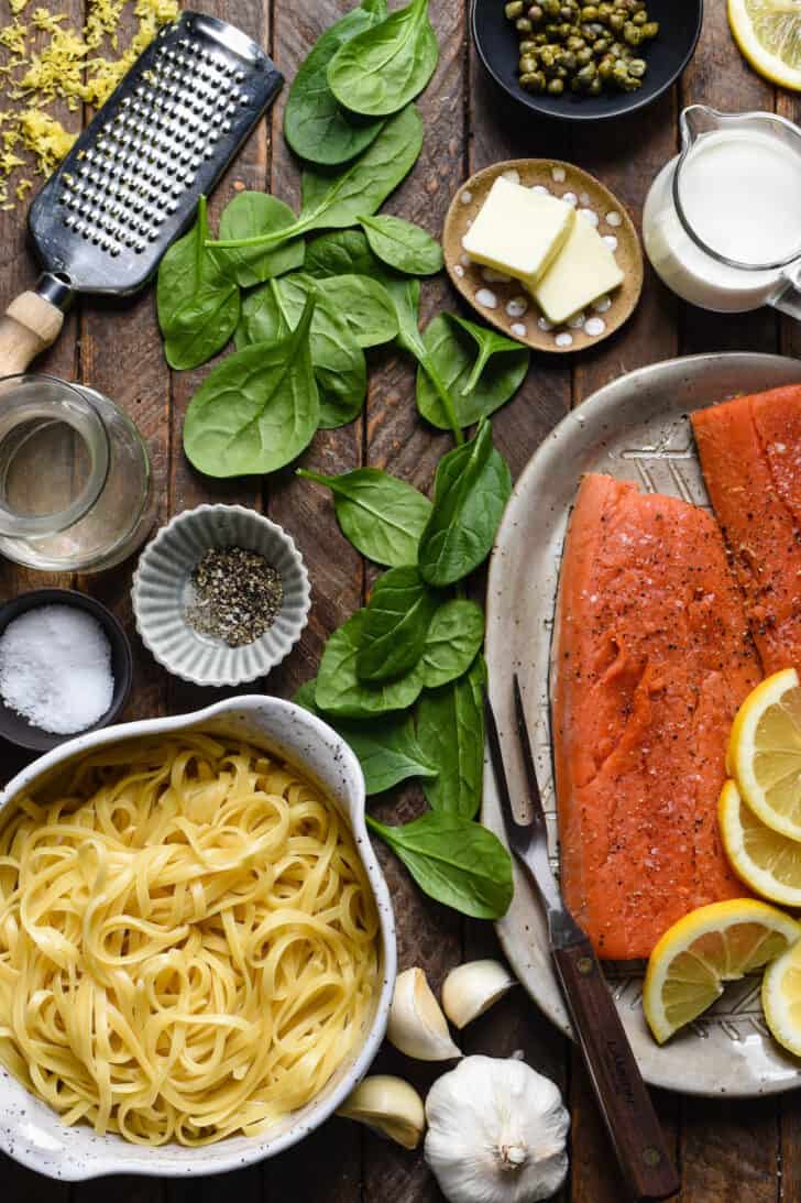 The Best Creamy Salmon Pasta - Foxes Love Lemons