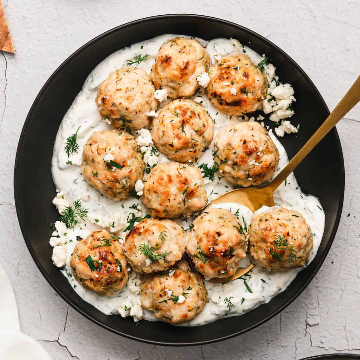Greek Chicken Meatballs Foxes Love Lemons