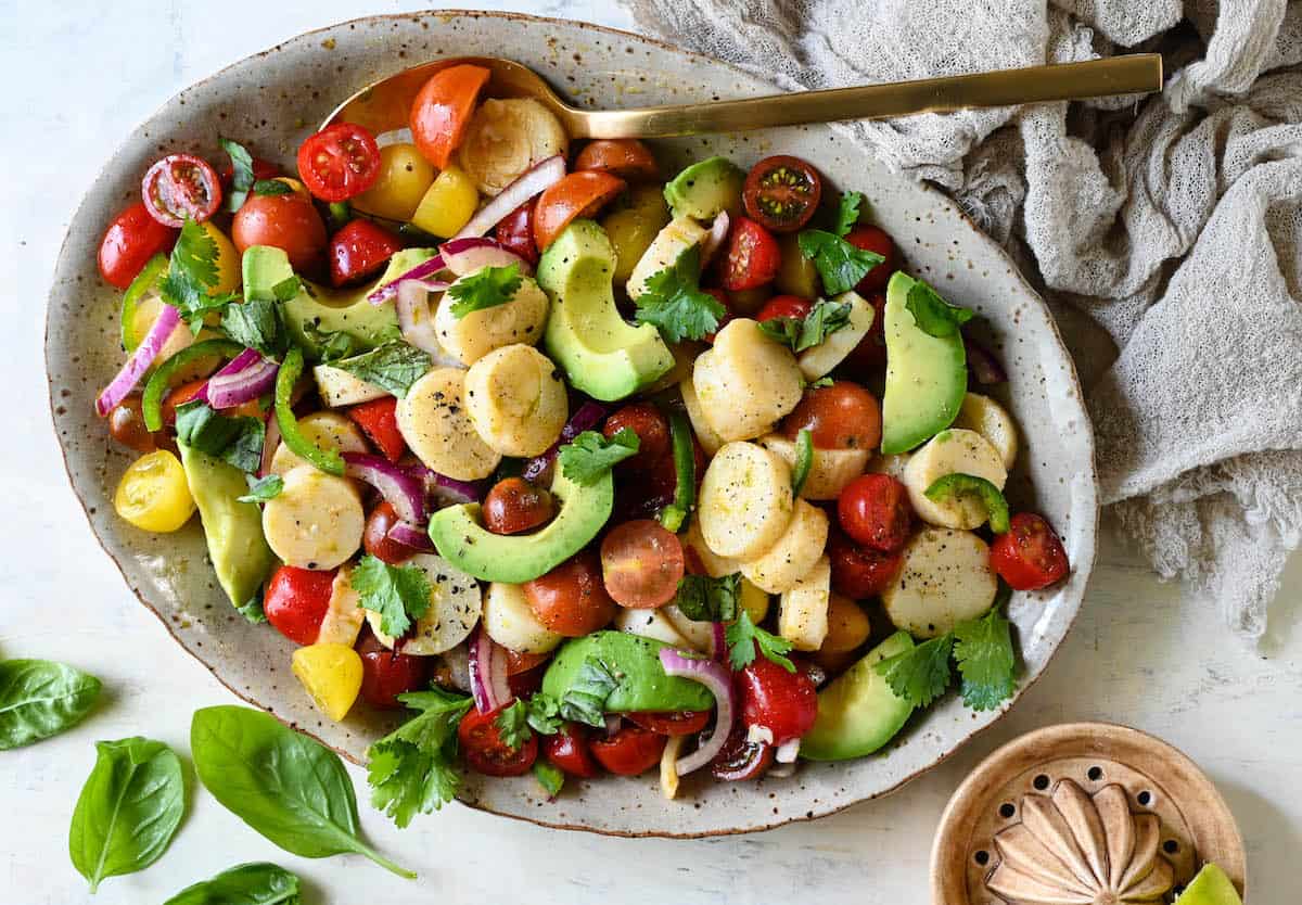 Hearts of Palm Salad Recipe - Foxes Love Lemons