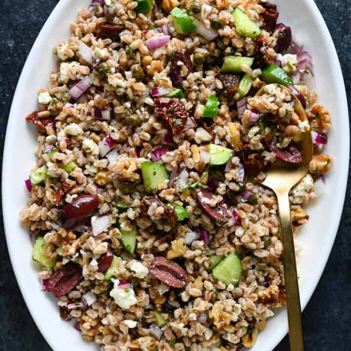 Mediterranean Farro Salad