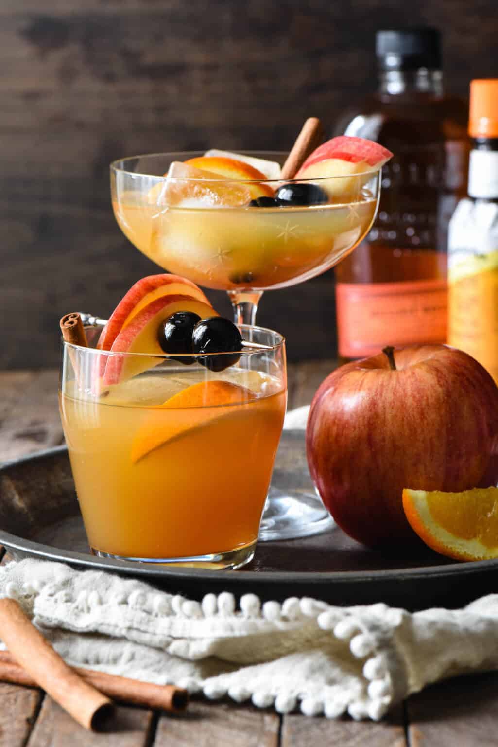 Apple Cider Bourbon Cocktail - Foxes Love Lemons