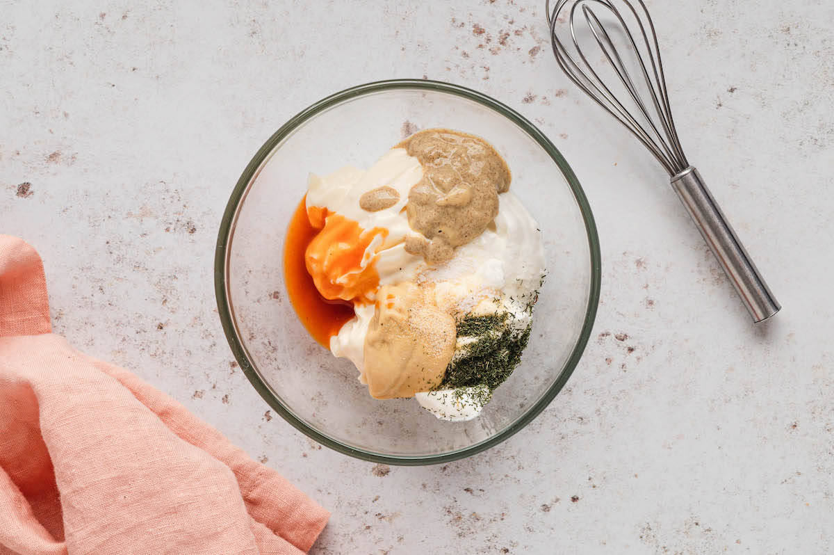 Dill Sauce for Salmon Patties - Foxes Love Lemons