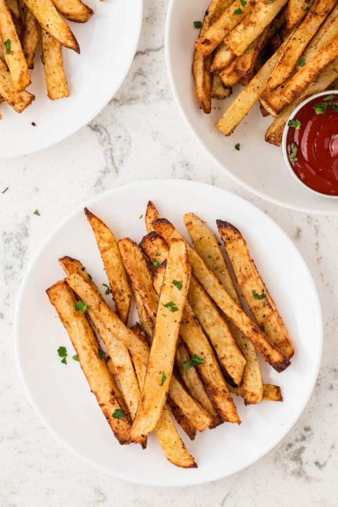 Homemade Oven Baked French Fries - Foxes Love Lemons