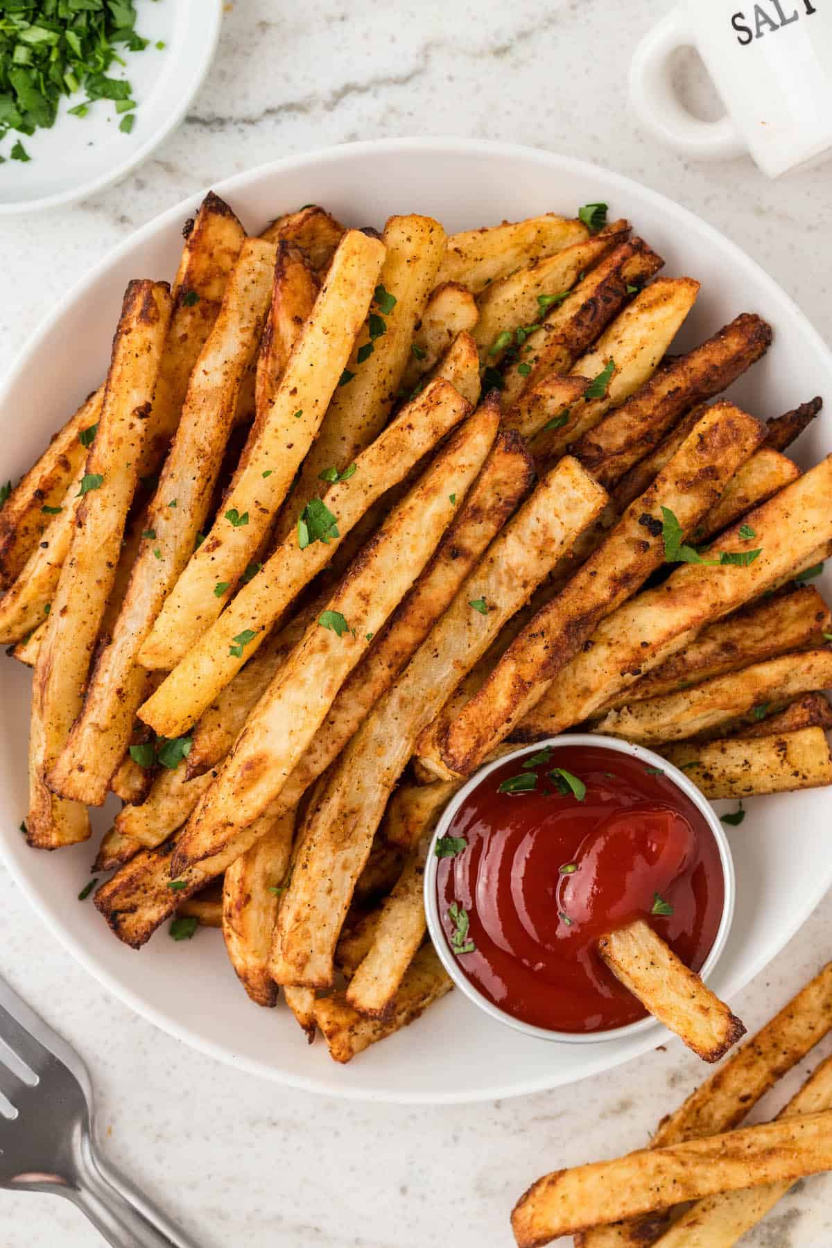 Homemade Oven Baked French Fries - Foxes Love Lemons