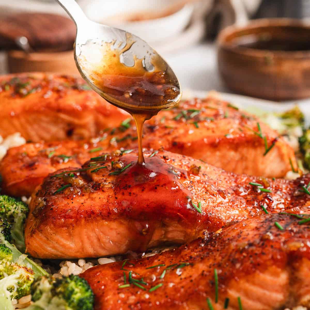 Honey Glazed Salmon Recipe - Foxes Love Lemons