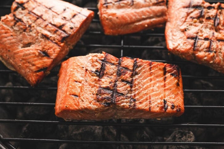 An image showing a salmon on the grill recipe.