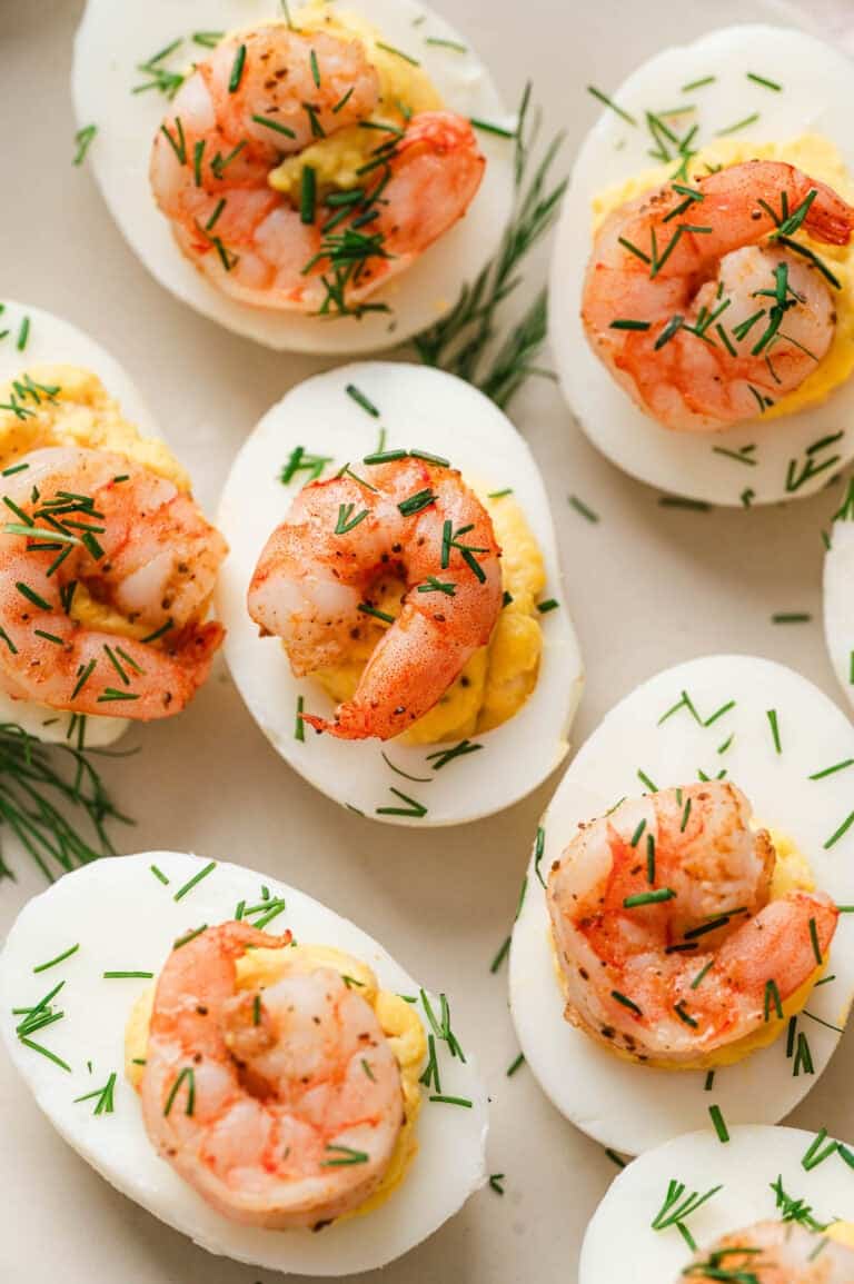 Shrimp Deviled Eggs